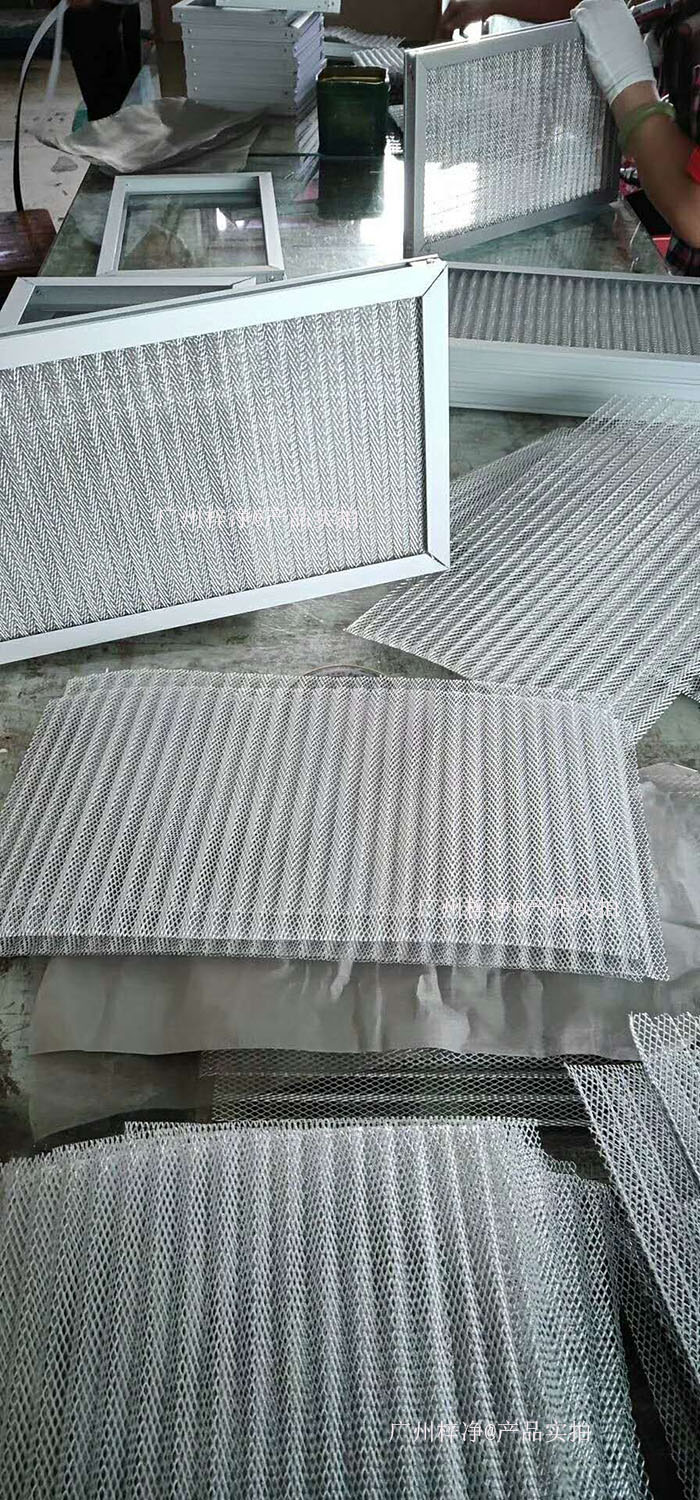 金屬網(wǎng)過(guò)濾器框架：鍍鋅鋼板、鋁合金或不銹鋼