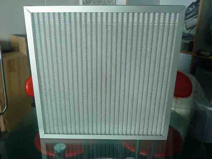 金屬網(wǎng)過(guò)濾器濾料：金屬網(wǎng)、鋁網(wǎng)或不銹鋼絲網(wǎng)